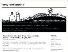 Tablet Screenshot of familyfarmers.org